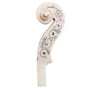 Piezas Repuesto Violín Violín 4/4 Con Clavijero Tallado A Mano De Arce Duro Natural Con Tallado De Animales(4 string -2)