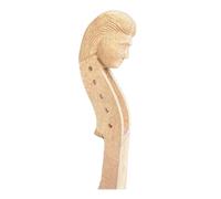Piezas Repuesto Violín Violín 4/4 Con Clavijero Tallado A Mano De Arce Duro Natural Con Tallado De Animales(5 string n)