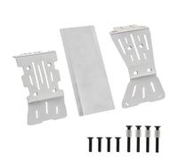 Piezas Ricambi RC Para Arrma Para Gorgon 1/10 Protector De Chasis Acero Inoxidable Metal Placa Deslizamiento 2WD Piezas Mejora