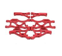 Piezas Ricambi RC Para Arrma Para Infraction Para Limitless 6S 1/7 Para Typhon 6S 1/8 Juego 6 Brazos Suspensión Delanteros Traseros Metal Coches RC Repuestos Mejora(Red)