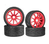 Piezas Ricambi RC Para Arrma Para Infraction Para Limitless Para Felony Para Fsr 1/7 53 107 42 100 Neumático Neumático 17mm Rueda Hexagonal Modelo GT RC Piezas De Coche(Red,B)