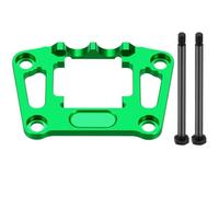Piezas Ricambi RC Para Traxxas Para Mini Para Maxx 1/16 Aleación De Aluminio Reforzar El Soporte Del Enlace Del Mamparo Trasero 2S Piezas De Actualización Del Coche RC(Green)