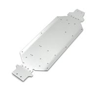 Piezas Ricambi RC Para Wltoys 1/12 124016 127017 124018 124019 Placa Base Metálica De Repuesto Para Coches RC Reparación Modificación(White)