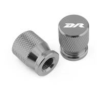 Piezas Tapa válvula Accesorios Moto Tapa Válvula Neumático Aire para Suzuki DR 650 350 250 125 600 800 DR-Z 400 DR650 DR350 DR600 DR800(Grey)