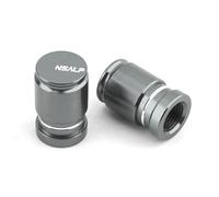 Piezas Tapa válvula Accesorios Motocicleta Tapa Válvula Neumático Aire para Honda XL600V XL650V XL700V XL 600 650 700 V Transalp(Grey)