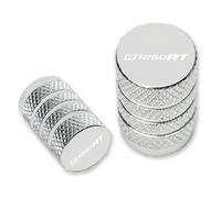 Piezas Tapa válvula Tapón De Válvula Universal Antipolvo Motocicleta para Yamaha XSR700 XSR 700 XSR-700 Todo El Año(Silver)