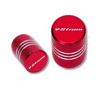 Piezas Tapa válvula Tapón Válvula Universal Antipolvo Neumático Motocicleta para Suzuki V-Strom V Strom DL650 DL 650 Vstrom XT 2011 2012 2013 2014 2015-2023(Red3)