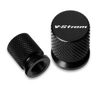 Piezas Tapa válvula Tapón Válvula Universal Antipolvo Neumático Motocicleta para Suzuki V-Strom V Strom DL650 DL 650 Vstrom XT 2011 2012 2013 2014 2015-2023(Black1)