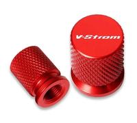 Piezas Tapa válvula Tapón Válvula Universal Antipolvo Neumático Motocicleta para Suzuki V-Strom V Strom DL650 DL 650 Vstrom XT 2011 2012 2013 2014 2015-2023(Red1)