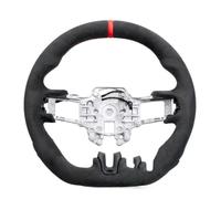 Piezas volante coche Compatible Con Ford Para Mustang Para EcoBoost GT V6 Para Shelby GT350 GT350R 2018 2019 2020-2023 Piezas Volante PU Gamuza Calentadas Coche(With heating)