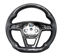 Piezas volante coche Compatible Con Seat Para Eat Para Leon Para Cupra Mk2 2014 2015 2016 2017 2018 Volante PU Perforado Apariencia Fibra Carbono Hydro Dip Automóvil(Type 4)