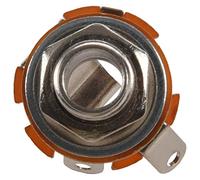 Piezas y accesorios para guitarra, 1/4, 6,35 mm, chasis de 2 conductores, salida de entrada de guitarra