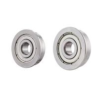 Piezas y accesorios para impresoras 3D 10 Uds rodamientos de bolas de brida MF105ZZ MF128ZZ F604ZZ F608ZZ F688ZZ piezas de impresoras 3D pieza de aluminio de ranura profunda(F626ZZ)