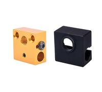 Piezas y accesorios para impresoras 3D 2 uds 4 Uds CR10 bloque calentador de aluminio 20 * 20 * 10mm j-head extrusor Hotend con funda silicona for CR 10