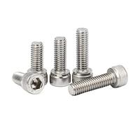 Piezas y accesorios para impresoras 3D M2.5 50PcsPiezas de impresora 3D acero inoxidable con tornillo cabeza hueca hexagonal