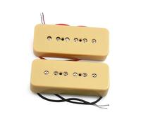 Piezas Y Repuestos Para Guitarras Eléctricas 1 Juego De Pastillas Para Puente Y Mástil De Guitarra Eléctrica Espaciado Entre Polos De 50/52 Mm Para Accesorios De Guitarra Eléctrica Multicolor(Yellow)