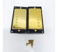 Piezas Y Repuestos Para Guitarras Eléctricas Accesorios De Guitarra Eléctrica Dorados Para Pastillas De Guitarra Eléctrica LP 50 52# Con Kit De Marco(Black)