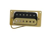 Piezas Y Repuestos Para Guitarras Eléctricas Adecuado Para Guitarra Eléctrica ST SQ Pastilla Negra Amarilla Doble Marco Negro Pastilla De Doble Bobina, Puente De Mástil 50/52(Bridge)