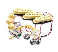 Piezas Y Repuestos Para Guitarras Eléctricas Circuito Completo De Pastilla De Guitarra Eléctrica Con Potenciómetro De Pastilla De 250 K Circuito De Guitarra Eléctrica Salida 6.35(SSS C)