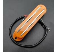 Piezas Y Repuestos Para Guitarras Eléctricas Mini Humbucker Dual Rail 9K ST Style Humbucker Twin Blade Pickup Para Reemplazo De Guitarra Eléctrica FD ST, Multicolor(Orange)