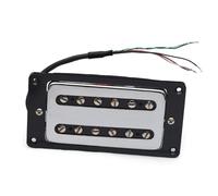 Piezas Y Repuestos Para Guitarras Eléctricas Pastilla De Doble Bobina Para Guitarra Eléctrica Carcasa De Cobre Cuatro Cables Que Se Pueden Cortar En Una Sola Línea De Guitarra Eléctrica Con Marco(Brid