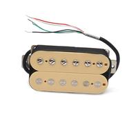 Piezas Y Repuestos Para Guitarras Eléctricas Pastilla De Guitarra Eléctrica Alnico 2 Serie De Aluminio, Níquel Y Cobalto Pastilla De Doble Bobina Pastilla De Doble Bloque Base De Cobre (Bridge D)