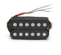 Piezas Y Repuestos Para Guitarras Eléctricas Pastilla De Guitarra Eléctrica De Doble Bobina Con Pieza Polar Grande Y Cable De 4 Conductores Mástil Dividido En Bobinas Y Puente(Neck A)