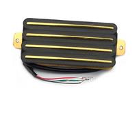 Piezas Y Repuestos Para Guitarras Eléctricas Pastilla Doble De Cuatro Bobinas Tipo Riel De Alto Rendimiento Estilo Metálico Adecuada Para Guitarra Eléctrica ST TL LP(Black 3)