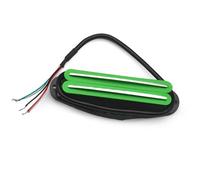 Piezas Y Repuestos Para Guitarras Eléctricas Pastilla Humbucker Mini De Doble Bobina De Hoja Doble Alnico 5 Multicolor De 9 Quilates Para Piezas De Guitarra Eléctrica De Tamaño Único ST(Green)