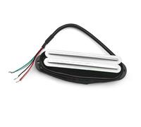 Piezas Y Repuestos Para Guitarras Eléctricas Pastilla Humbucker Mini De Doble Bobina De Hoja Doble Alnico 5 Multicolor De 9 Quilates Para Piezas De Guitarra Eléctrica De Tamaño Único ST(White)