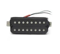 Piezas Y Repuestos Para Guitarras Eléctricas Pastilla Humbucker Para Guitarra Eléctrica De 8 Cuerdas Alnico 5 Con División De Bobina Color Negro N-10K/B-15K(Neck)