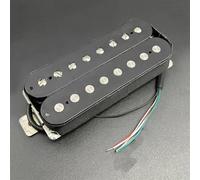 Piezas Y Repuestos Para Guitarras Eléctricas Pastilla Humbucker Para Guitarra Eléctrica De 8 Cuerdas Alnico 5 Bobina Dividida Piezas De Guitarra Color Negro N-10K/B-15K(Bridge)