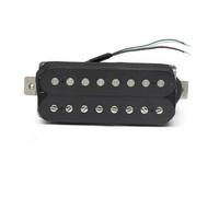 Piezas Y Repuestos Para Guitarras Eléctricas Pastilla Humbucker Para Guitarra Eléctrica De 8 Cuerdas Alnico 5 Con División De Bobina Color Negro N-10K/B-15K(Bridge)