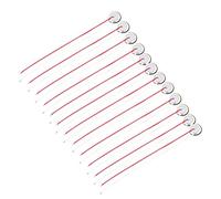 Piezo Discs, 27mm Sensor Element con Alambre para Guitarra, Tambor, Trigger - Sensor Element para Músicos, DIY, Instrumentos Musicales