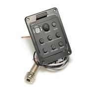 Piezo Pickups Presys 301 - Pastilla de guitarra acústica de 4 bandas con afinador de micrófono, preamplificador de ecualización, tablero de ritmo con piezoeléctrico suave 201 VT1 (C)