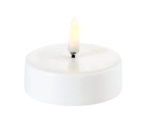 Piffany Copenhagen UYUNI Lighting Pillar - Vela LED de té (6,1 x 2 cm, plástico con revestimiento de cera, temporizador de 6 horas, sin riesgo de incendio, sin hollín ni olor