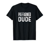 Pig Famer Dude Cerdo Envejecido Cerdo Piggy Granja Granja Camiseta