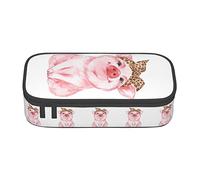 Pig Farm Animal Funny Cute Piggy Estuche especial para lápices para niñas y niños, estuche de lápices de gran capacidad, estuche grande para lápices, estuche para lápices de papelería para estudiant