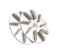 Pig Hair Removal Tool, High-Efficiency Labor-Saving Pig Hairs Remover Scraper Disc, Durable Stainless Steel Animal Hair Removing Tool for Farm, Home Butcher & Slaughterhouse (9 Tooth)