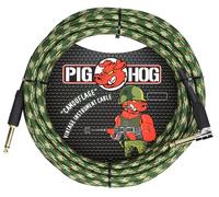 Pig Hog - Cable para Instrumentos de Camuflaje de 0,63 a 0,63 m, ángulo Derecho, PCH20CFR