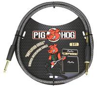 Pig Hog PC-H10BK - Cable para instrumentos de guitarra (6,35 mm), color negro