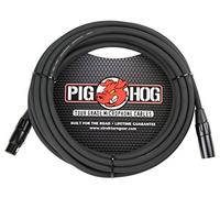 Pig Hog phm3 8 mm de alto rendimiento Cable de micrófono XLR, 3 pies