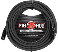 Pig Hog PHM3 - Cable para micrófono (8 mm, 0,9 m), 50 ft, Negro, 1