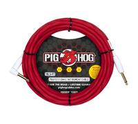 Pig Hog PHSH186CAR - Cable silencioso de la serie hexagonal, color rojo manzana, 18.6 pies