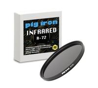Pig Iron Filtro infrarrojo Pro R72. Elemento IR óptico de vidrio Schott de 720 nm, IR720. Para cámaras DSLR y sin espejo. (82 mm)
