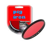 Pig Iron Filtro rojo R1 Pro. Mejora de contraste para fotografía en blanco y negro. Filtro de lente de cámara de efectos especiales. (67 mm)