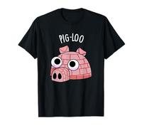 Pig-Loo Juego de Palabras Divertido iglú Camiseta