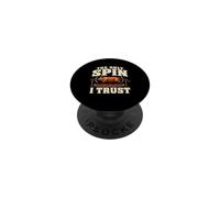 Pig Roast The Only Spin I Trust BBQ Sátira política Humor PopSockets PopGrip Adhesivo