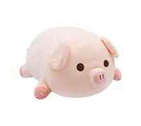 Pig Stuffed Animal 19.6 Kawaii Plushies Pig Plush Cute Pillow Plush Pillows Hugging Pillow, Fat Soft Stuffed Pig Plush Toy for Kids Girls Boys