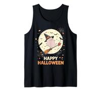 Pig Witch Candy Spooky Ghost Piglet Farmer Halloween Costume Camiseta sin Mangas
